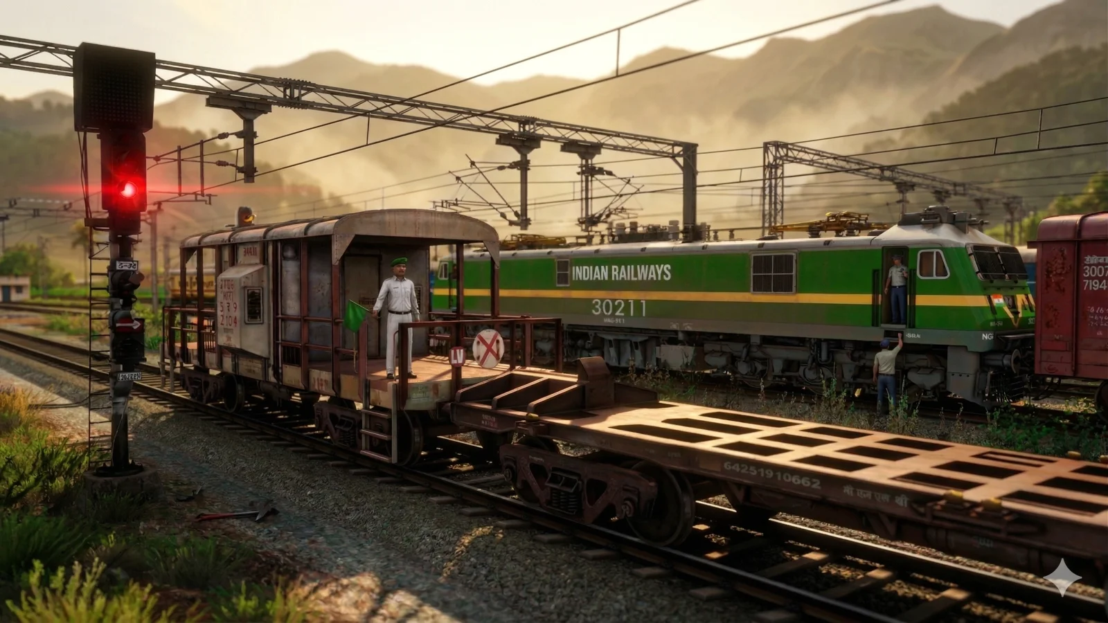 Indian Railway Background