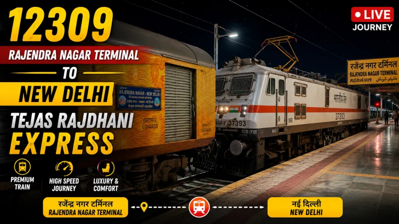 12309/Rajendra Nagar Terminal - New Delhi Tejas Express