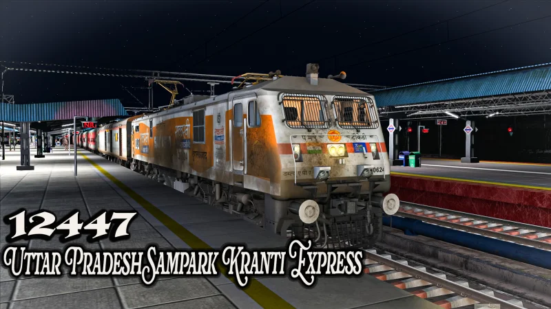 12447/Uttar Pradesh Sampark Kranti Express